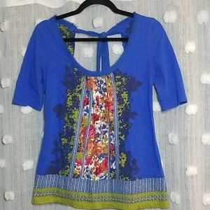 Anthropologie Akemi + Kim Tie Back Top xs